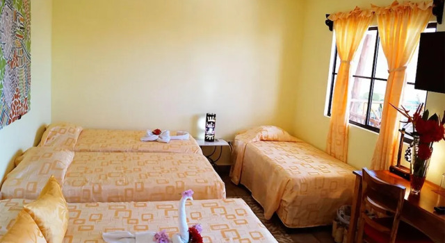 Четырёхместный семейный номер Standard с балконом Hotel Kekoldi de Granada
