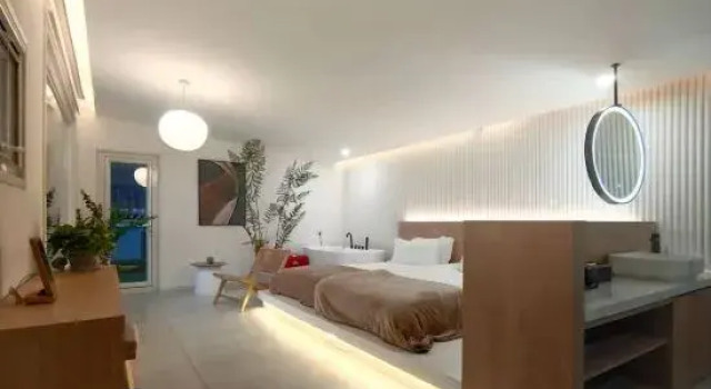 Кровать в общем номере Beijing Hoshino Homestay