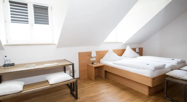 Люкс с красивым видом из окна Landhotel Grönenbach