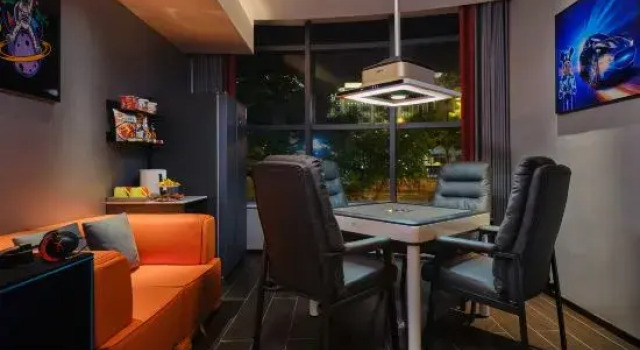 Кровать в общем номере Sports Hotel (Wuyi Square)