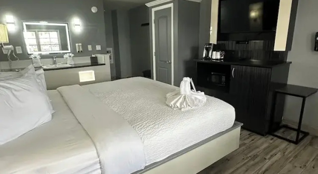 Двухместный номер Deluxe с видом на залив Historic Waterfront Marion Motor Lodge in downtown St Augustine