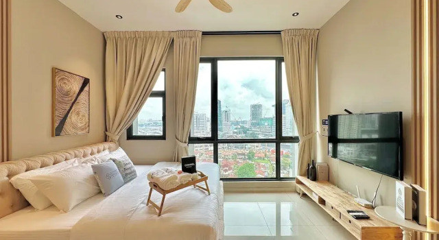 Студия SKS Pavillion Residences - High Floor with Singapore View