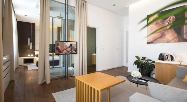 Люкс Executive с балконом и с видом на город Dominic Smart & Luxury Suites - Terazije