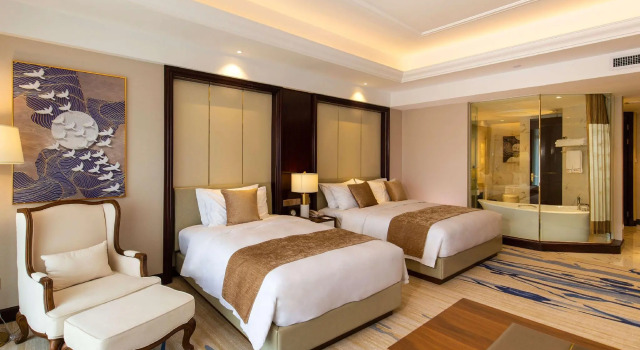 Двухместный семейный номер Deluxe с видом на город Wyndham Grand Plaza Royale Kaicheng Anji