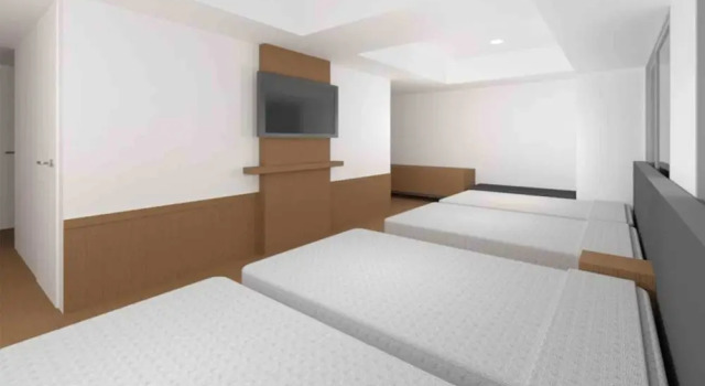 Четырёхместный номер Keio Prelia Hotel Kyoto Karasuma-Gojo