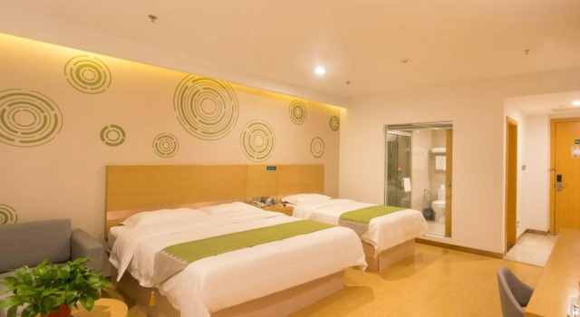 Семейный номер Standard GreenTree Inn Suzhou Tai Lake Xukou Town Government Express Hotel