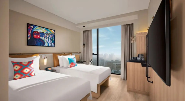 Двухместный номер Standard с видом на город Moxy Mumbai Andheri West