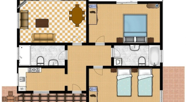 Коттедж Villa Lina Large Private Pool Walk to Beach Sea Views A C Wifi Eco-friendly - 2171