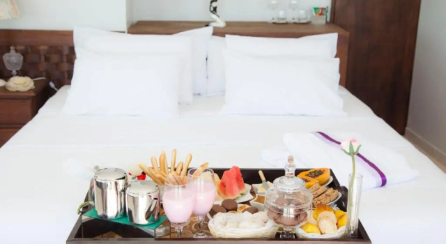 Двухместный номер Deluxe с видом на море Pousada Maracabana Spa