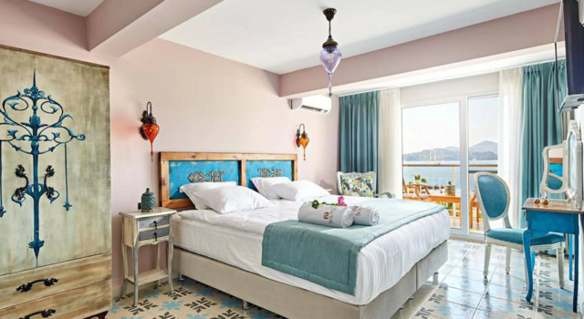 Solto Selimiye Hotel, Забронировать Отель Отели Селимие с бассейном, Бассейн