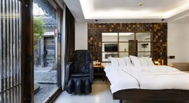 Люкс с видом на внутренний двор Xitang Wutuobang Boutique Hotel