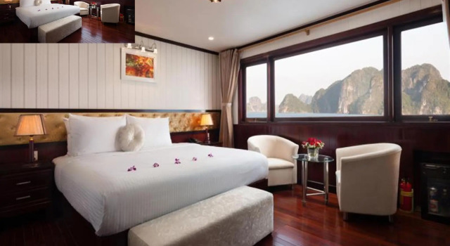 Двухместный номер Deluxe Halong Sapphire Cruises