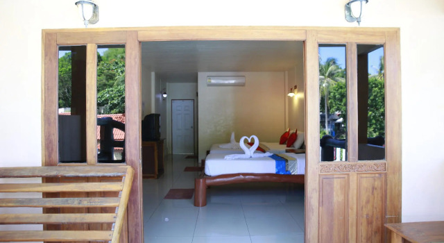 Номер Superior с видом на море Paradise Bungalows
