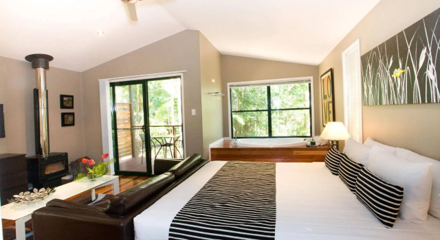 Amore On Buderim Rainforest Cabins, Réserver Chambre d'hôtes Hôtels SPA à Queensland, SPA