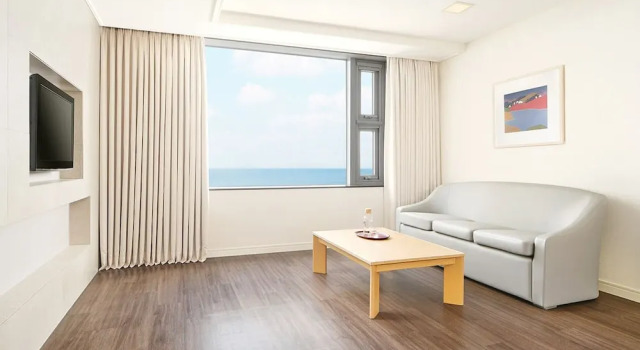 Deluxe cameră 1 dormitor cu vedere la ocean Hanwha Resort Haeundae