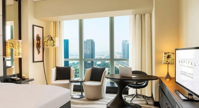 Двухместный номер Club Millésime Access Luxury с видом на море или город Sofitel Abu Dhabi Corniche
