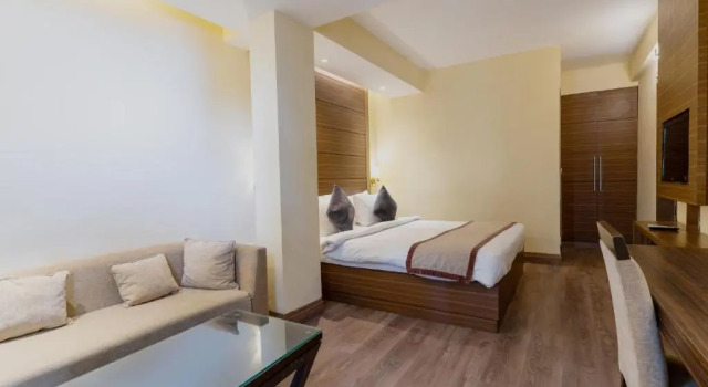Номер Superior Marigold Sarovar Portico Shimla with Heated pool and AC Rooms-A Resort cottage and SPA