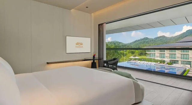 O podwyższonym standardzie pokój Oriental Resort Guangzhou