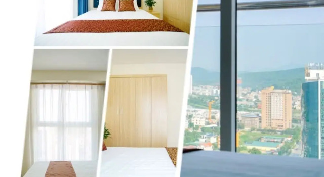 Апартаменты с 2 комнатами с балконом Seabreeze Ha Long Bay