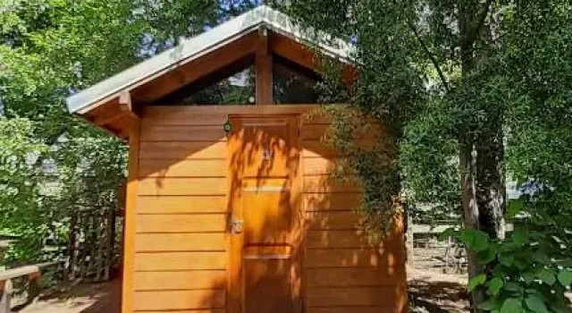 Четырёхместный номер Standard с видом на сад Los Coihues camping & hostel