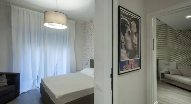 Habitación doble Estándar con balcón Domus Roma