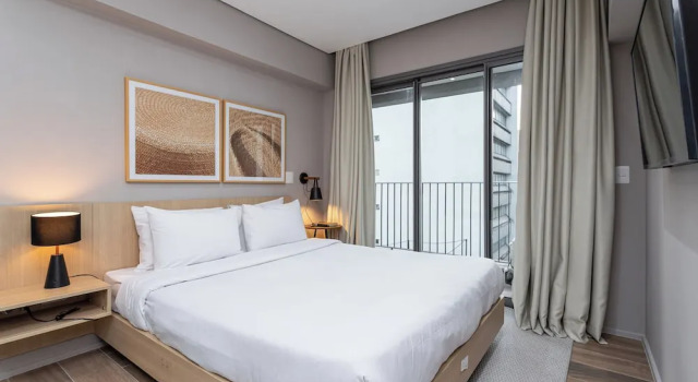 Номер Standard Next Haddock by Viva - Apartamentos próximos ao MASP e a metros da Estação Consolação e Avenida Paulista