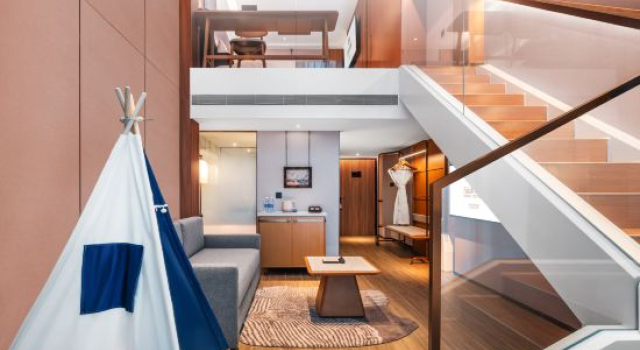 Двухместный люкс Дуплекс Wanda Moments Changchun