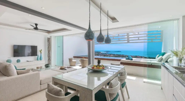 Villa Atlantis 6 - Deluxe 2BDR, Sea View, Private Pool, Забронировать Вилла Отели Южного Таиланда с бассейном, Бассейн