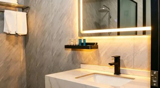 Кровать в общем номере Ordos Impression Hotel