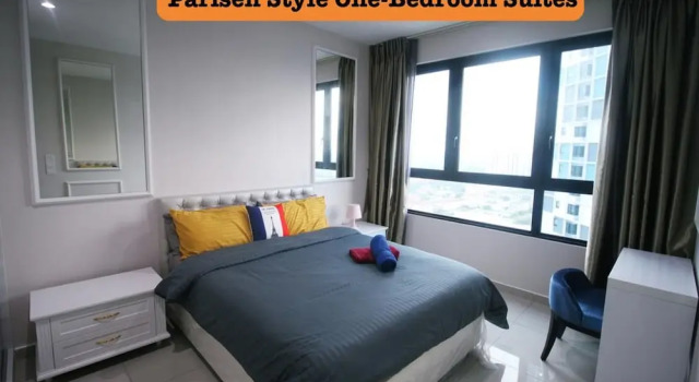 Апартаменты c 1 комнатой с балконом Sinar Rasa Homestay at I-Soho, I-City