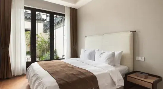Люкс Taibaishan Shanlan Private Hot Spring Homestay