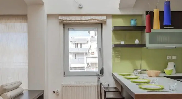 Номер Standard Дуплекс с 3 комнатами с балконом и с видом на море Elvita Athens Sea View Maisonette