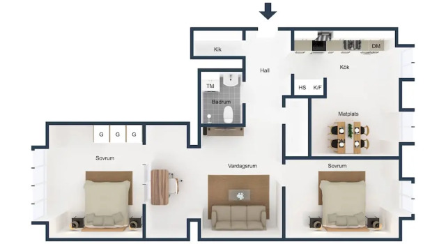 HeyStay VR40, Забронировать Апарт-отель Апарт-отели Гетеборга, рядом с Технический университет Чалмерса, Апарт-отель