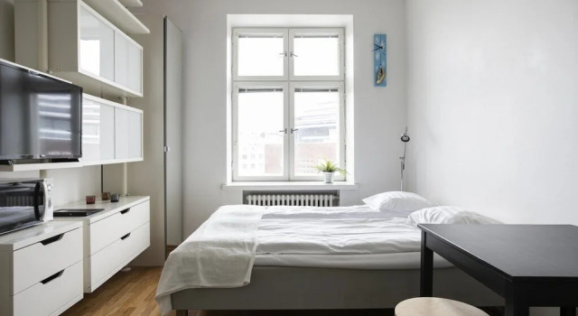 2ndhomes Bright Top Floor Studio in Fredrikinkatu