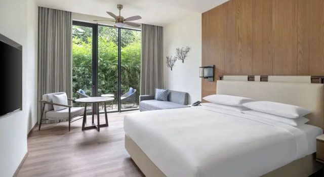 Двухместный номер Deluxe с балконом Jim Corbett Marriott Resort & Spa