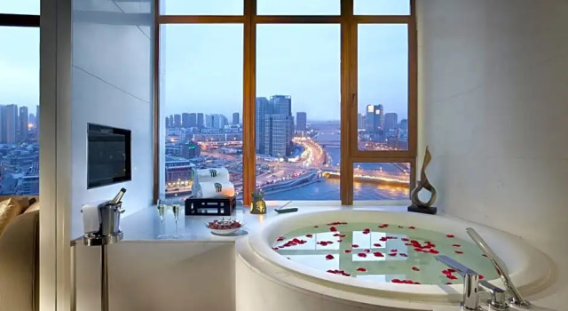 Двухместный номер Deluxe с видом на реку Banyan Tree Tianjin Riverside