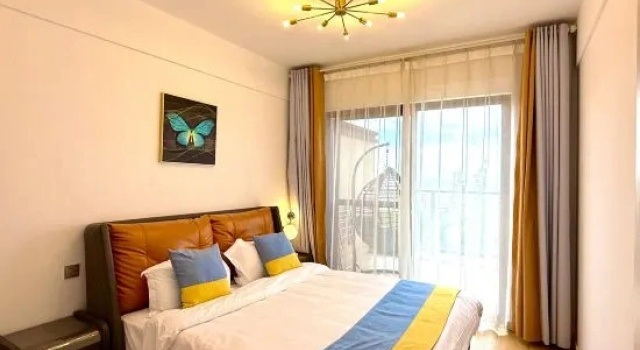 Люкс с 3 комнатами с видом на озеро Fuxian Lake Sunshanshan Lake Villa Apaetment