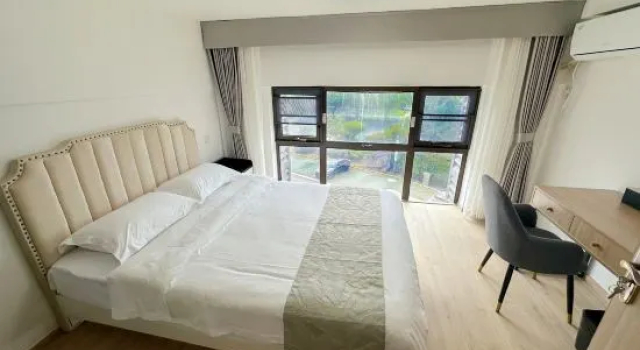 Люкс Дуплекс с 2 комнатами с видом на сад Taihu Puyue Apartment