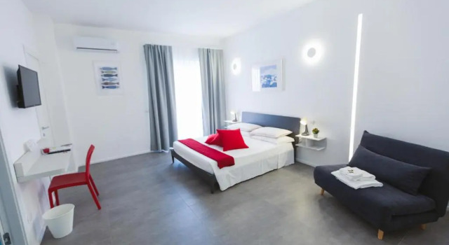 Deluxe dobbelt værelse med delvis havudsigt B&B A Due Passi Dal Mare