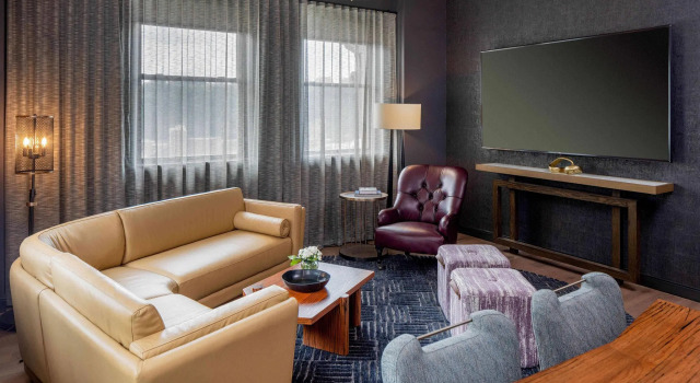 Двухместный люкс Presidential The Industrialist Hotel, Pittsburgh, Autograph Collection