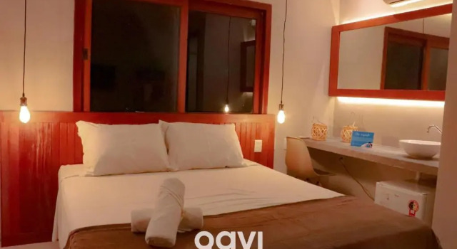 Люкс Pousada Recanto Nalu - Quarto à Vista