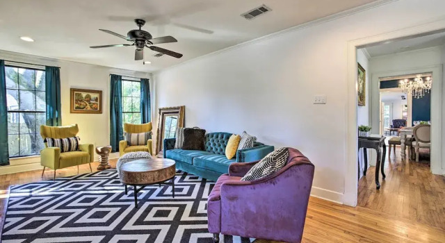 Adorable Baton Rouge Cottage < 3 Mi to Lsu!, Забронировать Дом для отпуска Виллы Батон-Руж, рядом с Парк Наирн-Драйв, Вилла