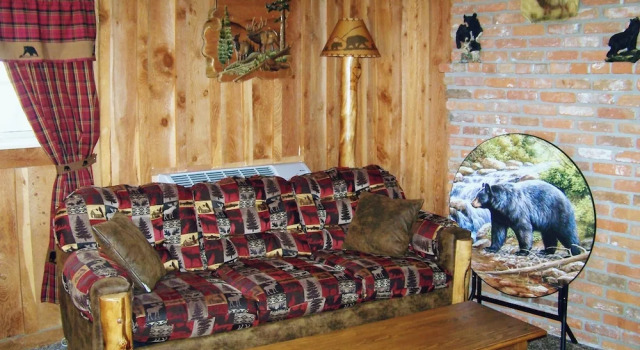 Семейные апартаменты с 2 комнатами Bear Trap Cabins