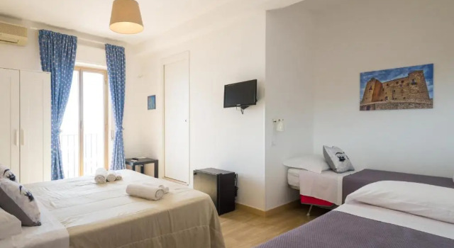 Четырёхместный номер Standard с видом на море Hotel Elios