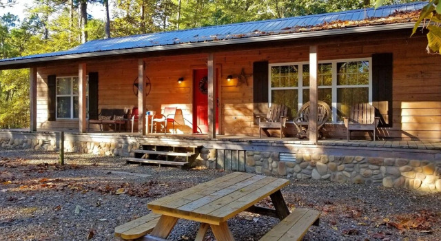Indian Time 2 Bedroom Cabin, Boek Vakantiehuis Hochatown Oklahoma
