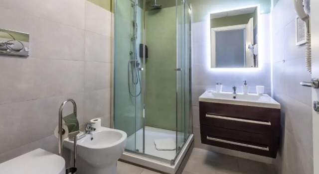 Четырёхместный номер Standard с видом на внутренний двор B&B A Picture of Rome