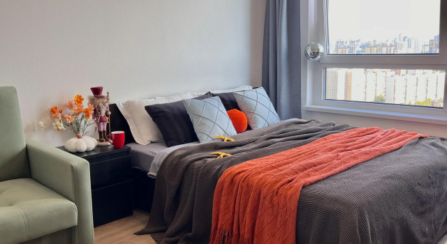 SanMarin apartment on Malaya Ochakovskaya street 4a k2, Rezervovat Apartmán Rasskazovka , poblíž Ozyornaya Metro Station