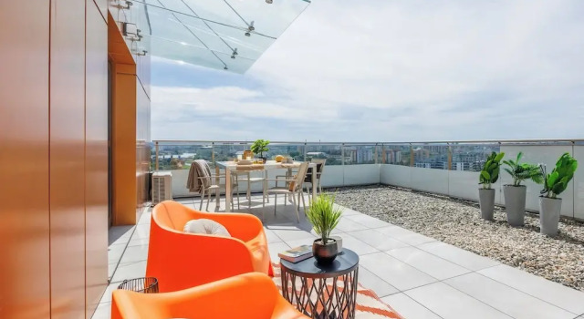 Апартаменты Superior c 1 комнатой с балконом и с видом на реку Emihouse Riverside Premium Apartments