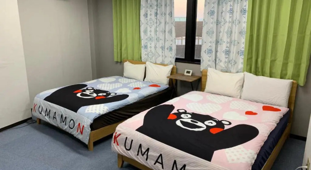 4人で一緒に熊本の中心地の最も広く安価な部屋 KDY stay, Prenota Hotel Kumamoto Kyushu