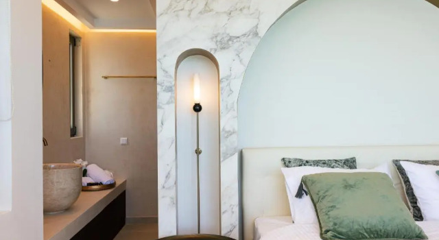 Трёхместный номер Superior с видом на море Naiades Boutique Hotel - Adults Only
